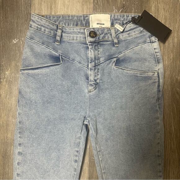 One Teaspoon High Waist Preachers Best Blue Jeans NEW - Picture 3 of 8